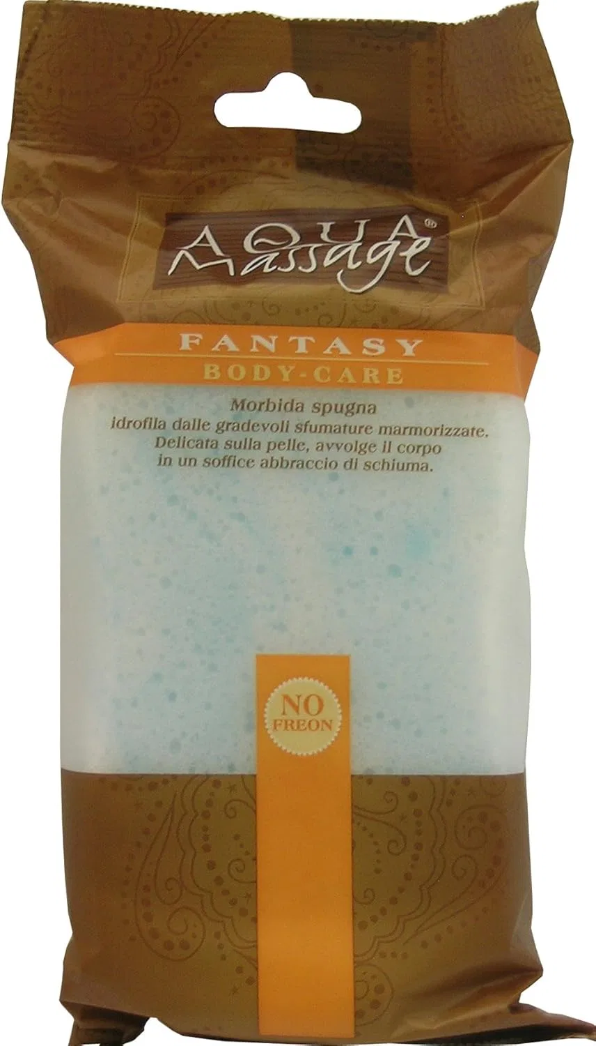 Губка для ванны AQUA MASSAGE, 10 шт., 300 г, White