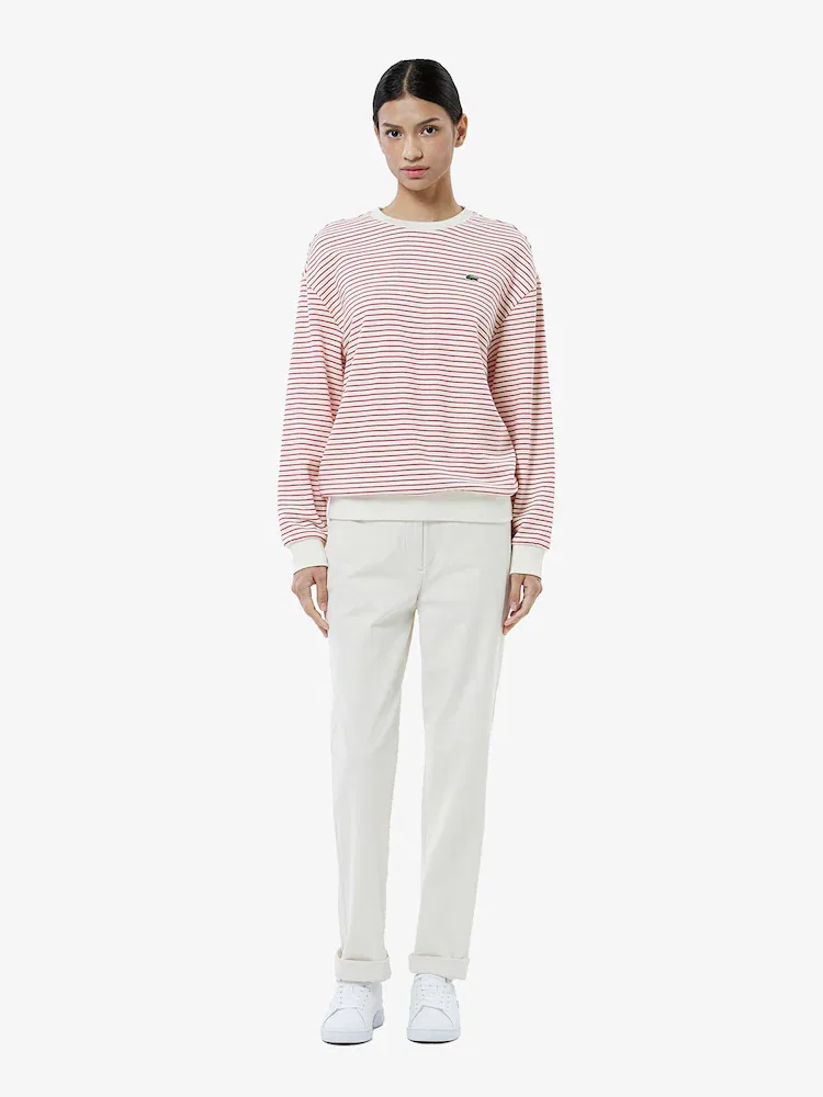 Брюки женские LACOSTE Straight Pants, Off White