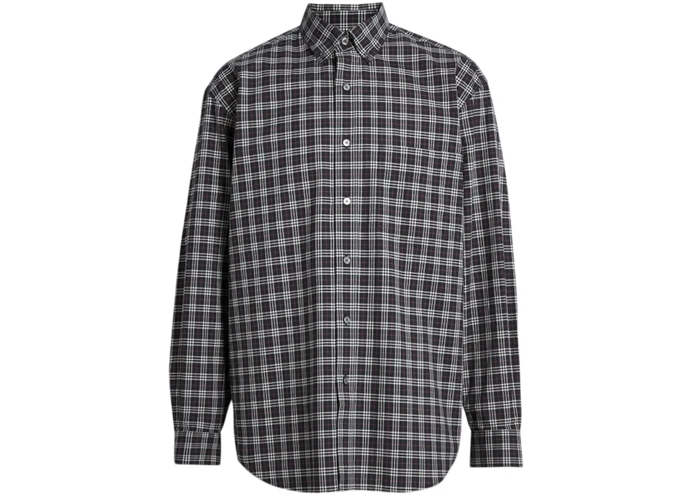 Мужская рубашка с принтом Shirt Burberry, Navy/White/Red