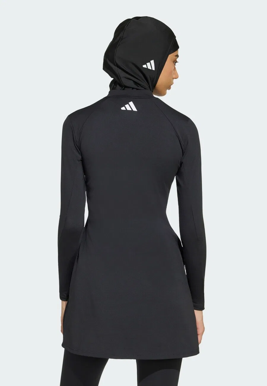 Спортивный купальник ADIDAS PERFORMANCE с высоким воротником, черный — фото 3