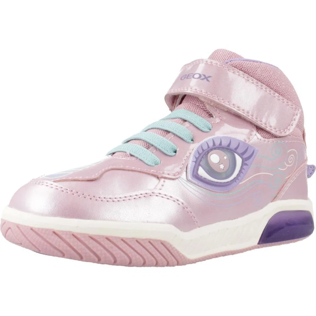 Детские кроссовки с текстурой Geox J Inek G., Rosa