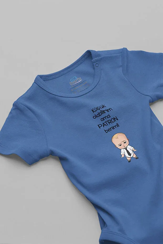 Детское боди с коротким рукавом Boss Baby Overoz, Blue