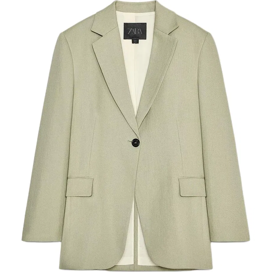 Женский деловой костюм Lake Green ZARA, Озерно-зеленый