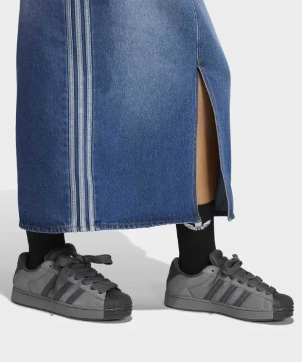 Юбка-карандаш с 3 полосками, Adidas, деним — фото 3