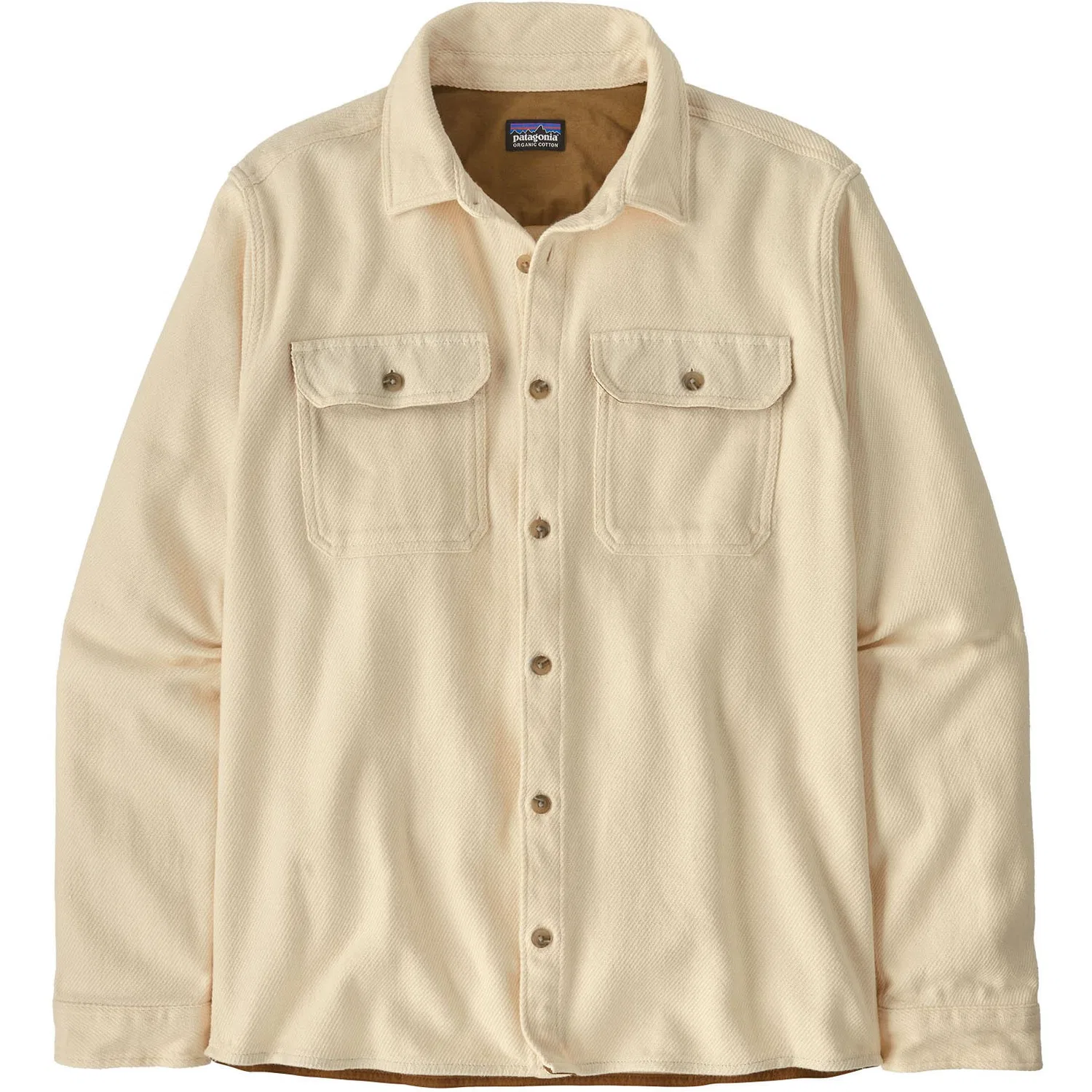 Рубашка с длинным рукавом на пуговицах Fjord Loft Patagonia, Undyed Natural
