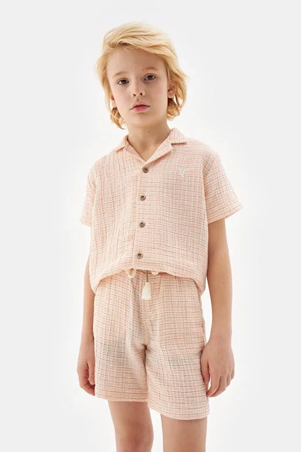 Детские шорты для мальчиков хлопковые Nebbati, Patterned — фото 2