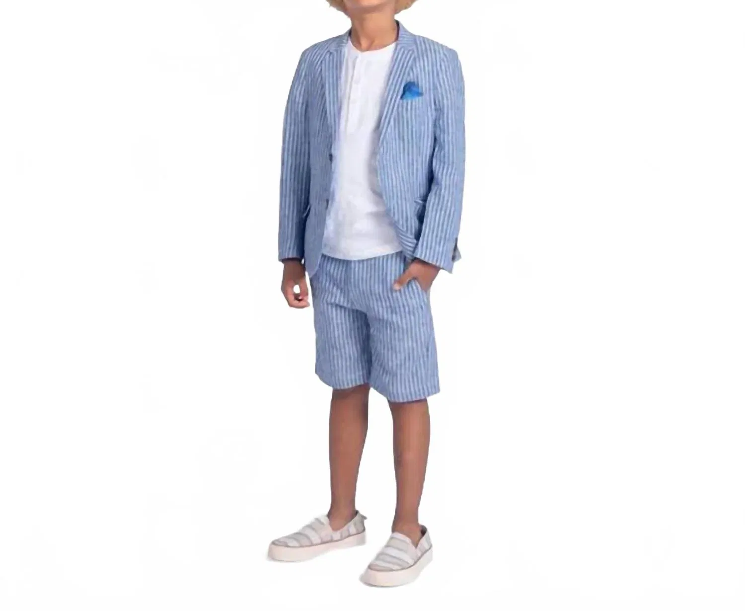 Детские шорты свободного кроя из льна Appaman, Cabana Stripe