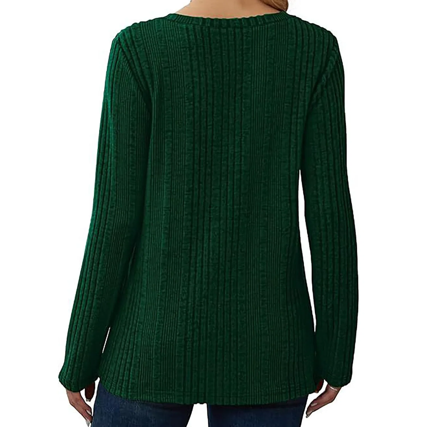 Женский свитер с v-образным вырезом Kindness Sweater, Gn1 — фото 2