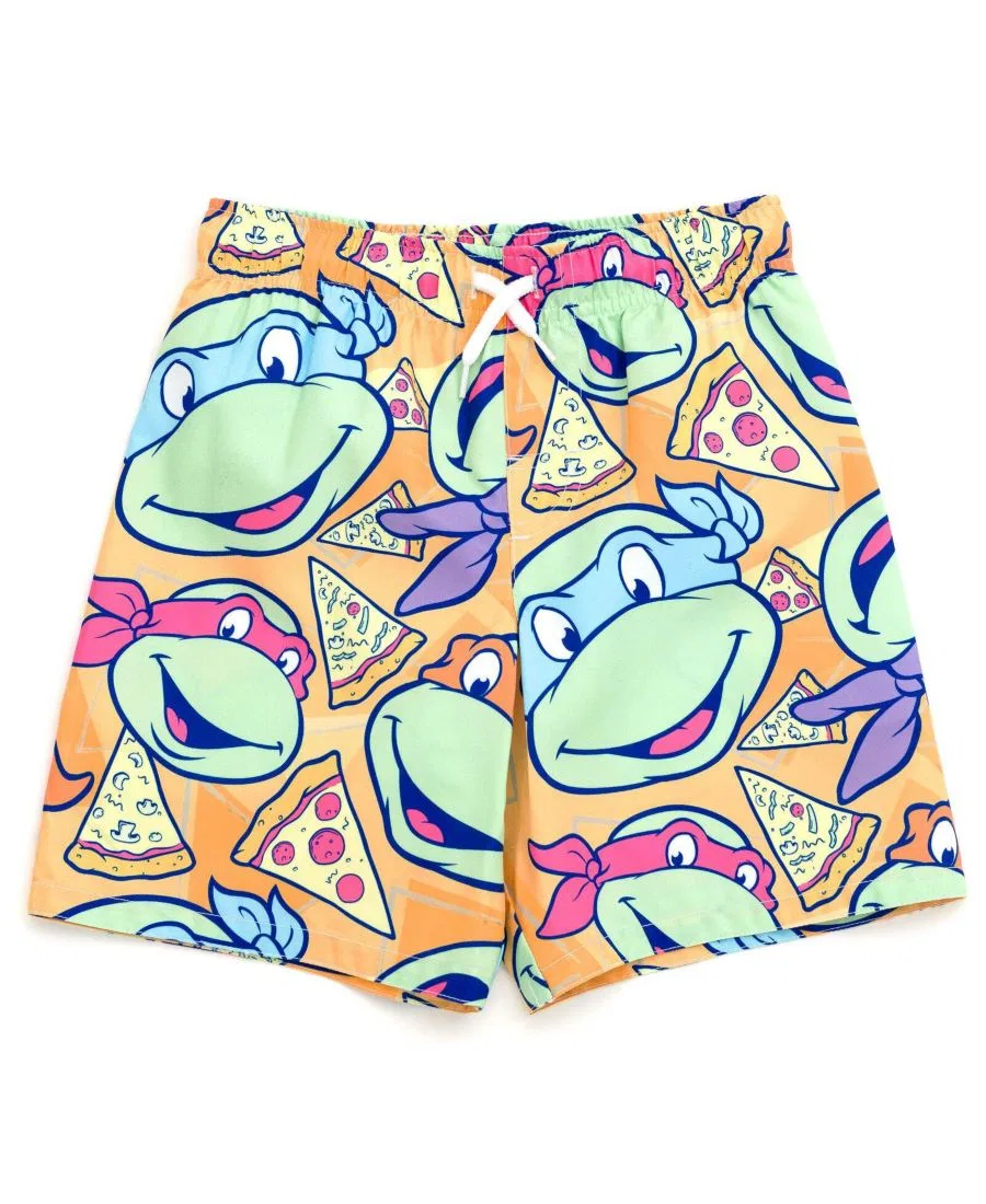 Плавки с принтом Teenage Mutant Ninja Turtles, Pizza Orange
