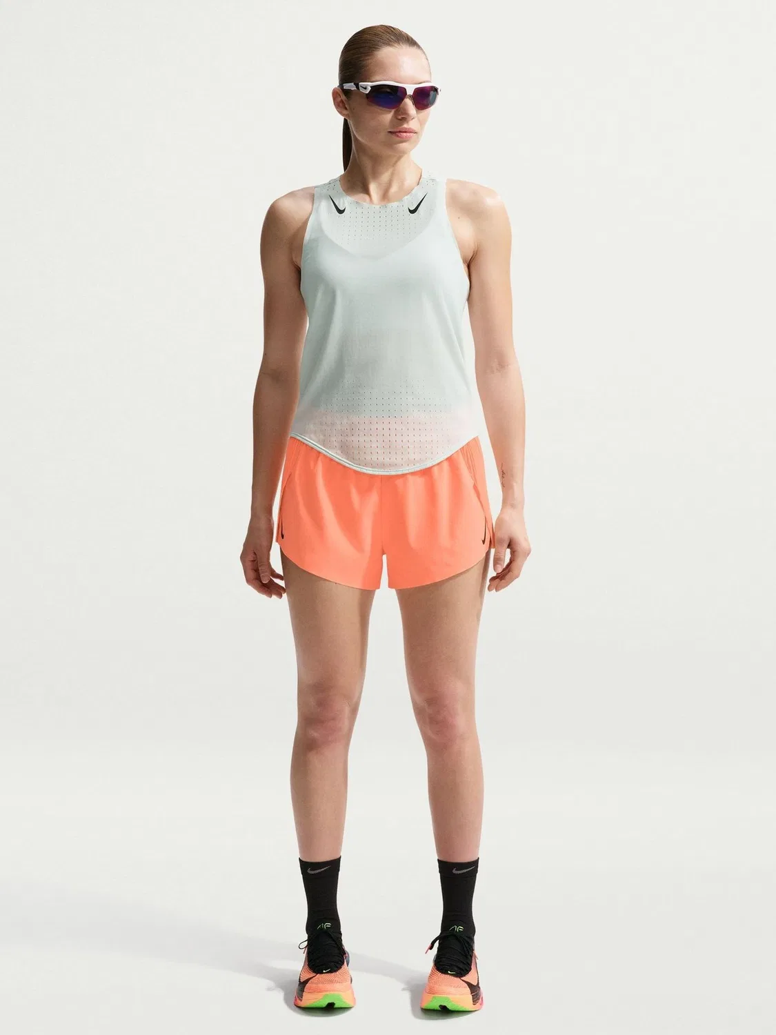 Топ для бега Nike AeroSwift Dri-FIT ADV, Бледно-зеленый