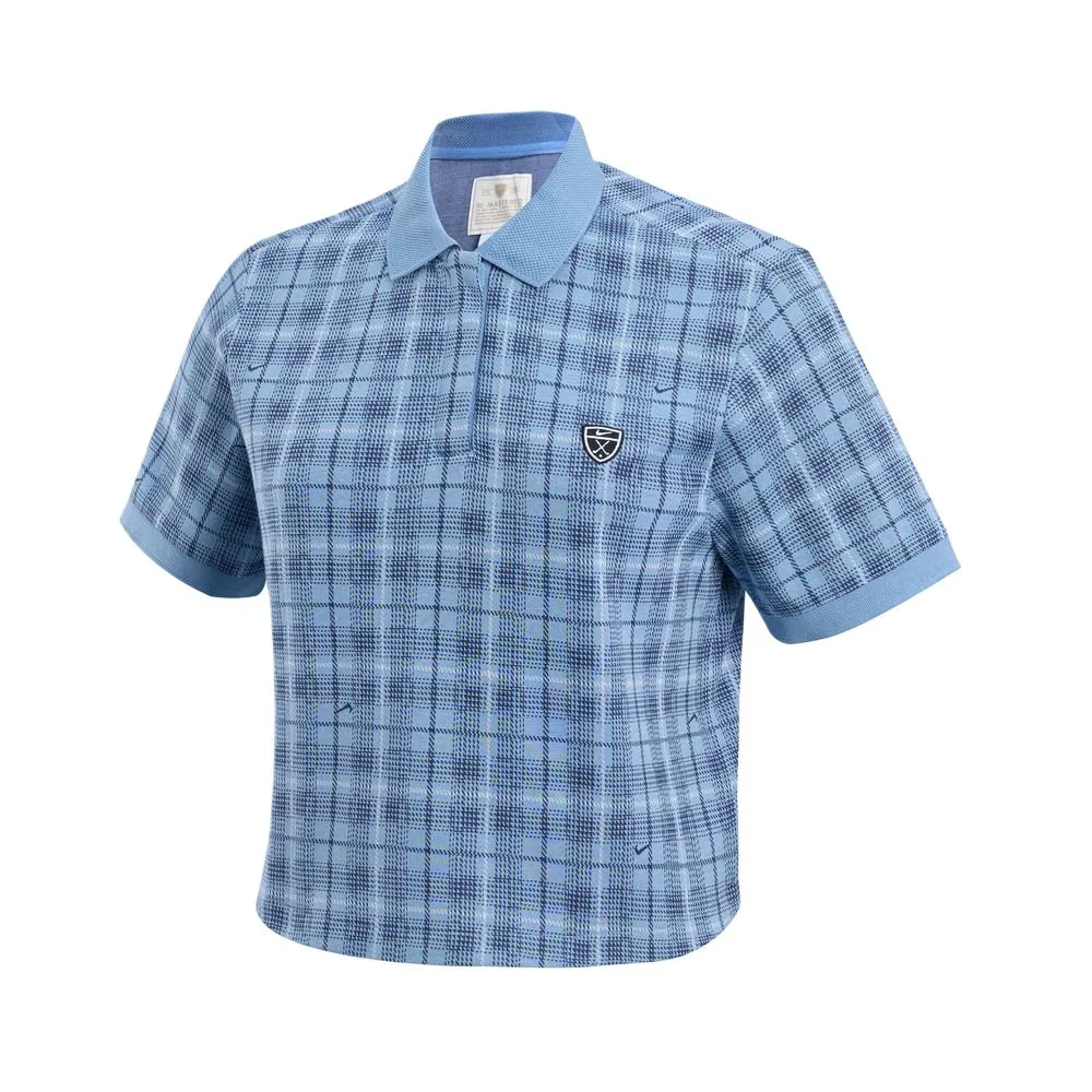 Женское поло Nike с воротником, Blue/Light Blue