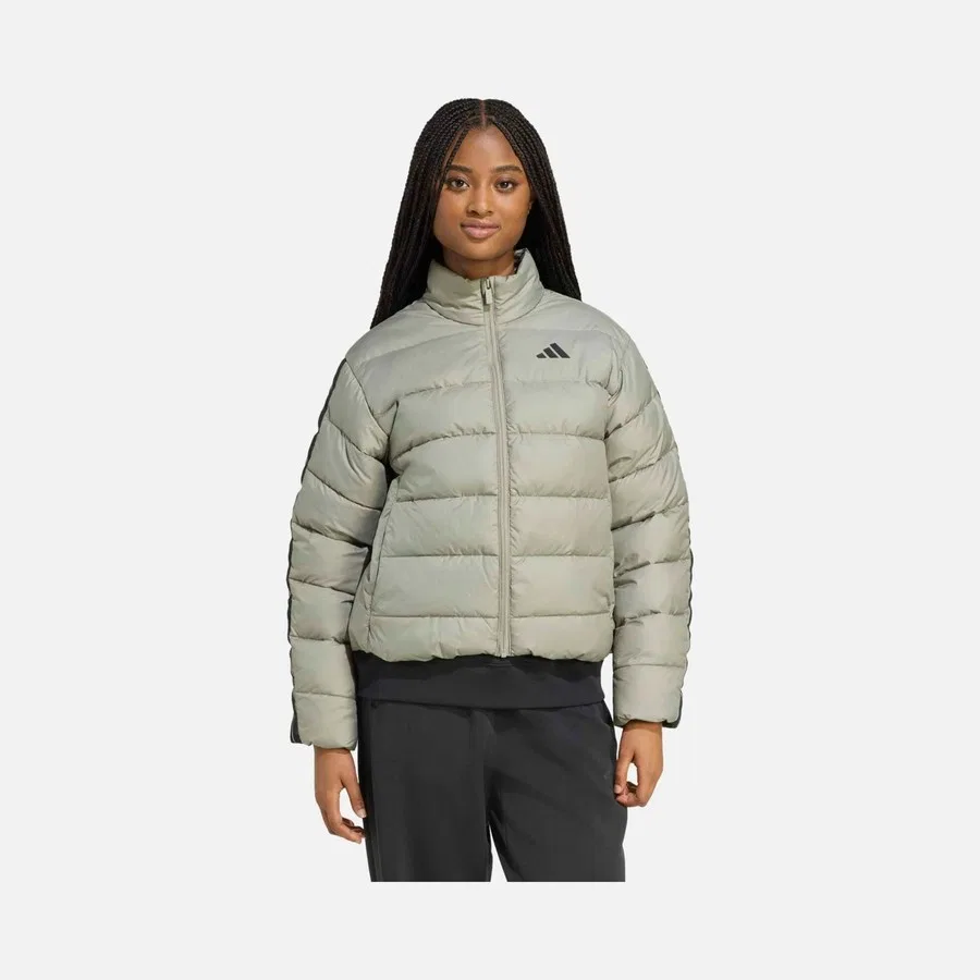 Женская куртка с длинным рукавом adidas W Ess 3 S Sd Jkt, Светло-зеленый