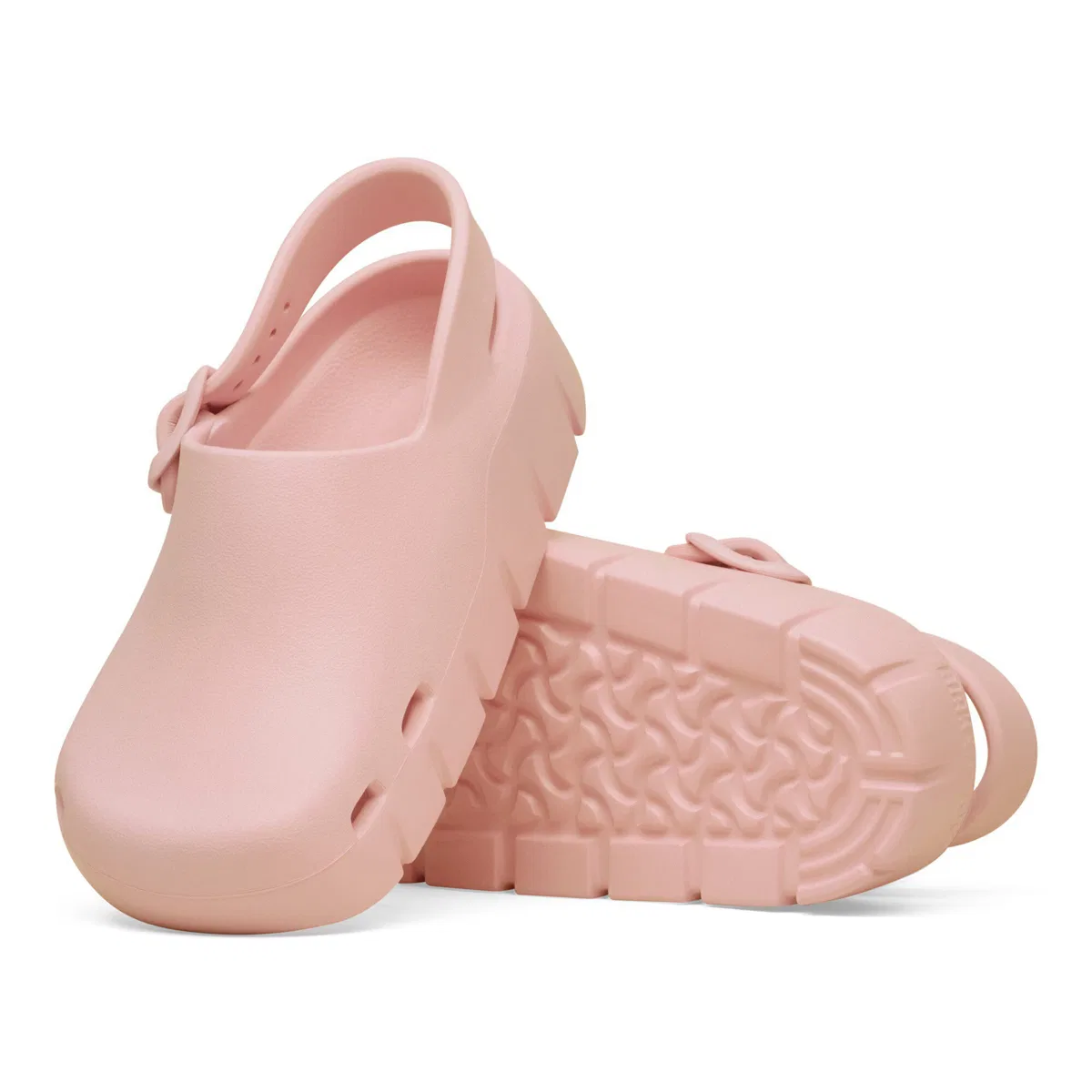 Детские сандалии с фиксированным ремешком Birki Flow Birkenstock, Eva Light Rose — фото 2