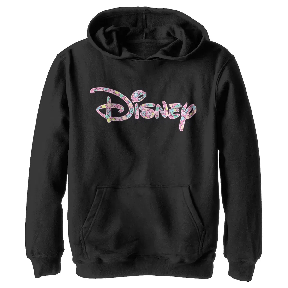 Детское худи с принтом Candy Logo Disney, Black