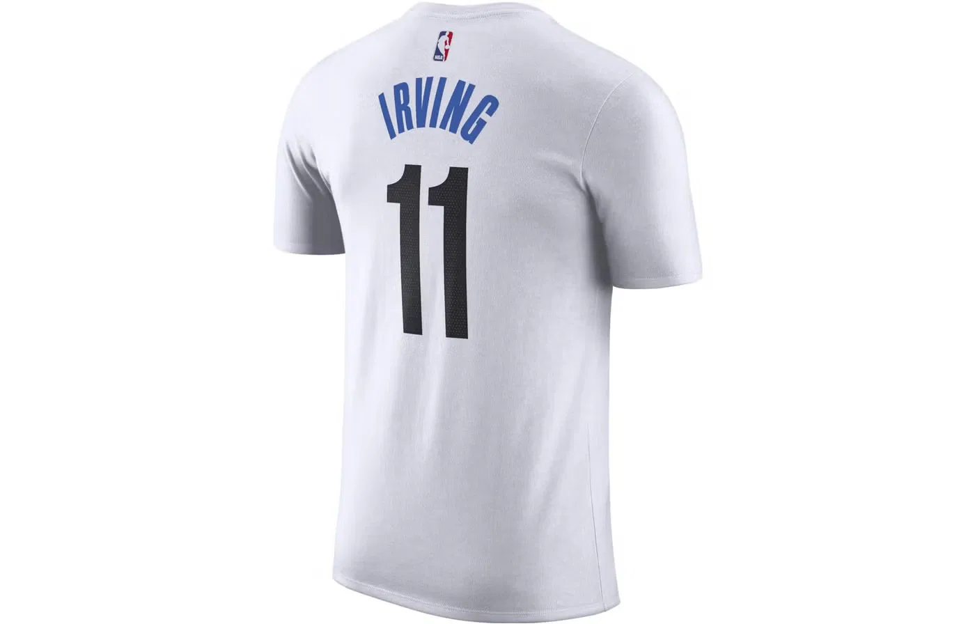 Футболка с принтом Brooklyn Nets Kyrie Irving Nike, белый — фото 2