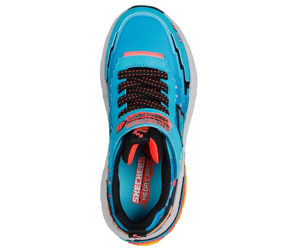 Детские кроссовки Mega-Craft 4K Skechers, бирюзовый/черный — фото 2