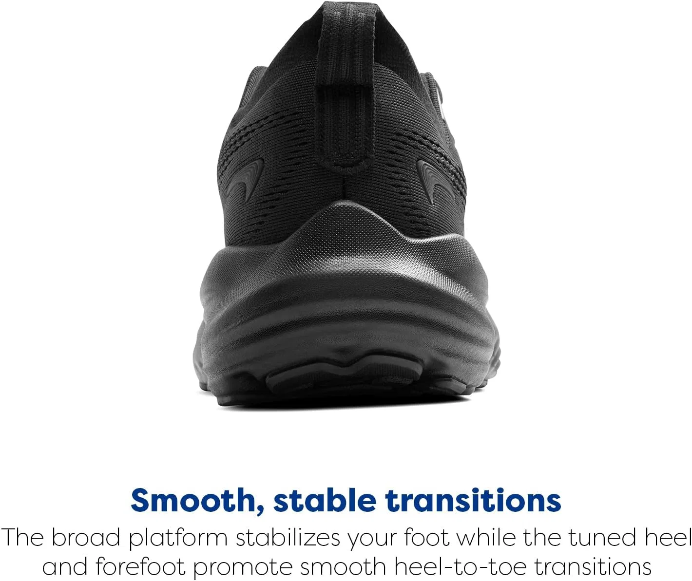 Мужские беговые кроссовки Brooks Glycerin 22 нейтрального цвета, Black Ebony — фото 3