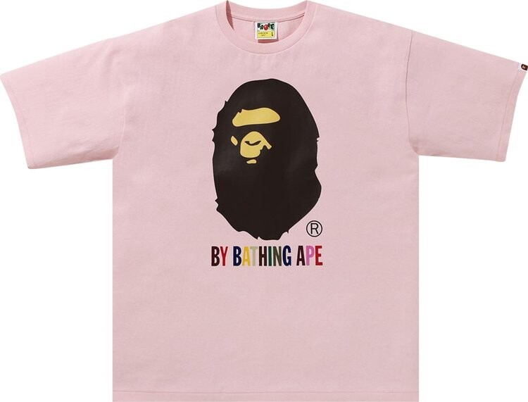 

Футболка BAPE Colors By Bathing Ape Relaxed Fit Tee 'Sax', розовый
