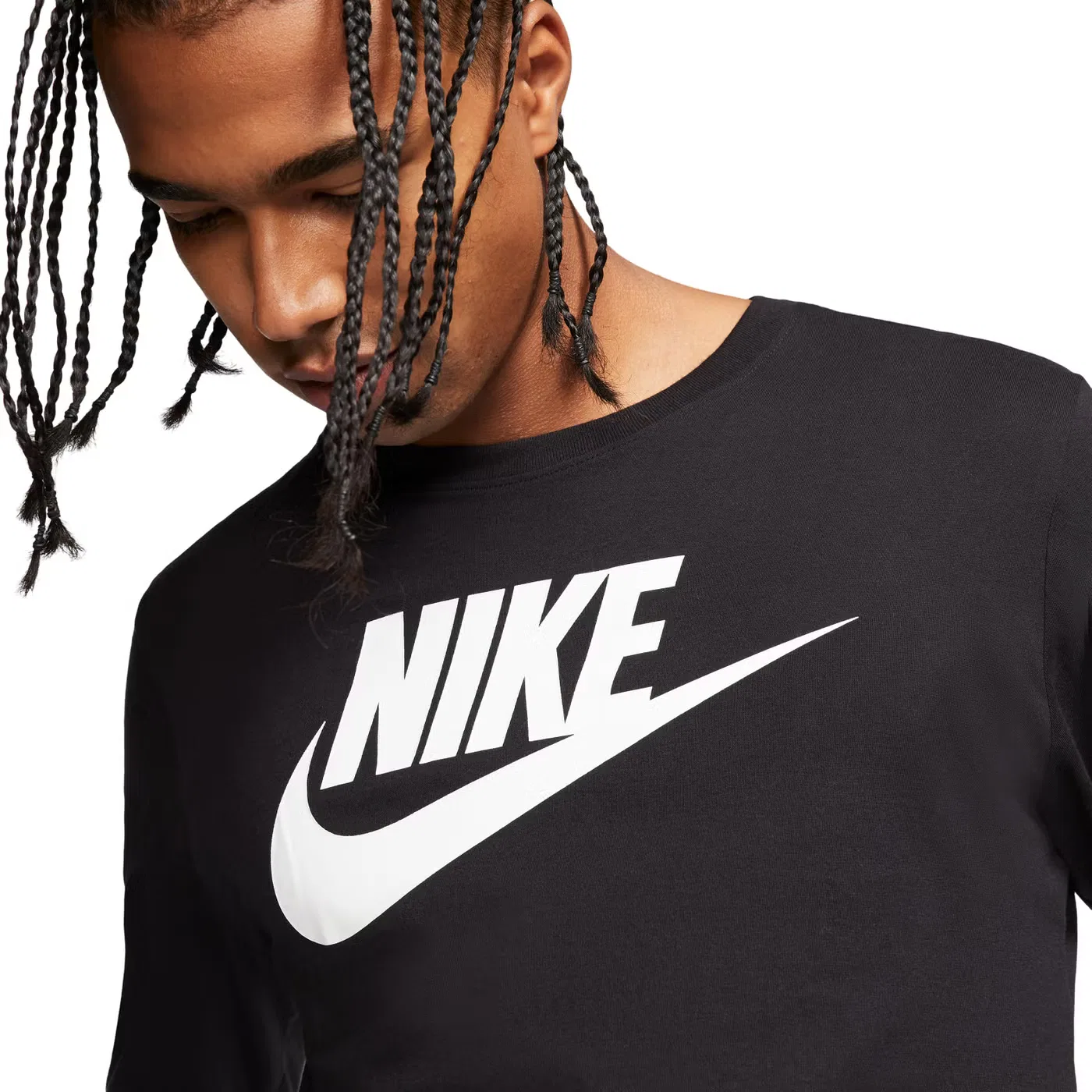 Лонгслив с принтом Futura Icon Nike, черный — фото 2