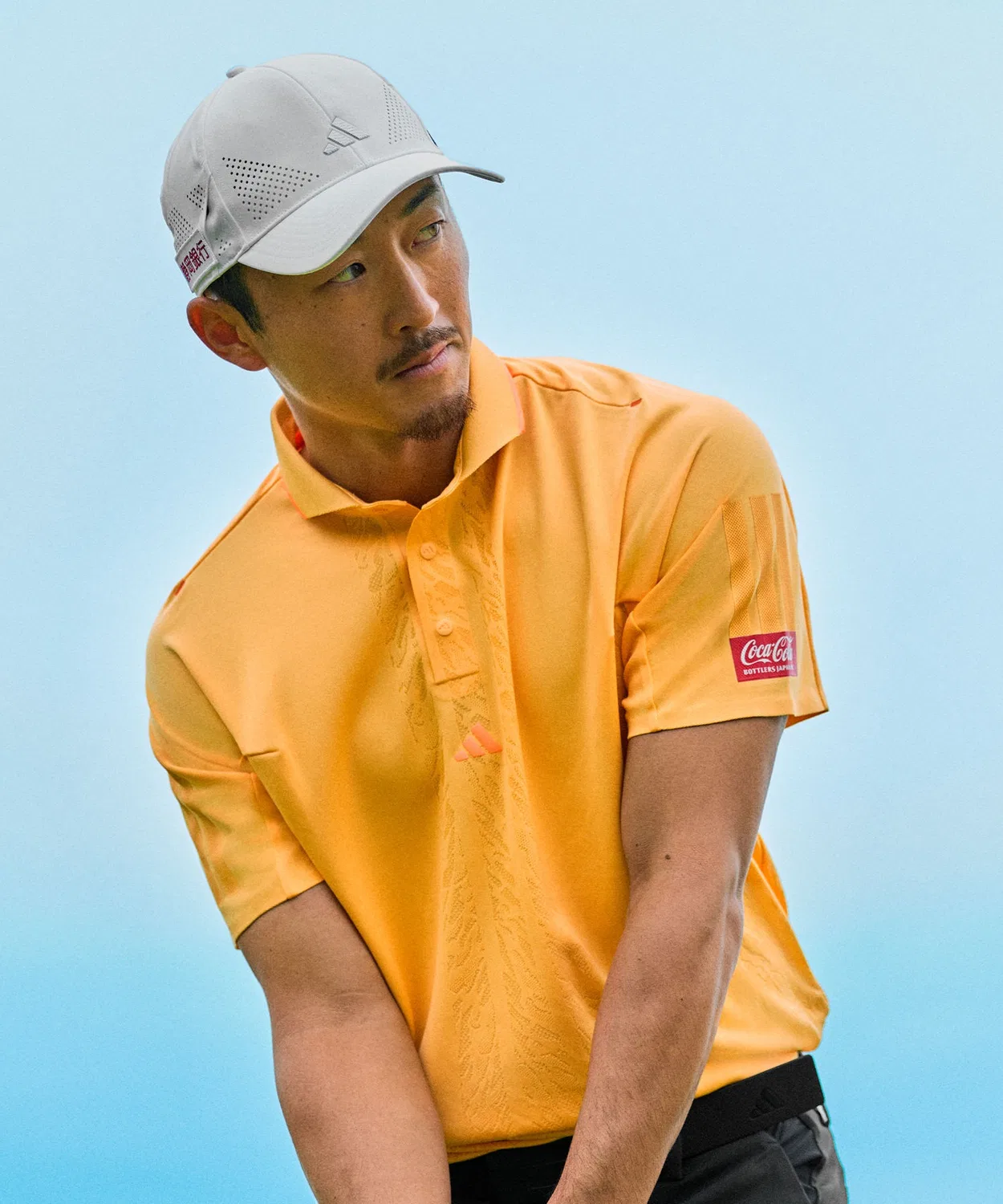 Мужская поло с коротким рукавом Ultimate 365 Tour Climacool Jacquard Adidas, Yellow