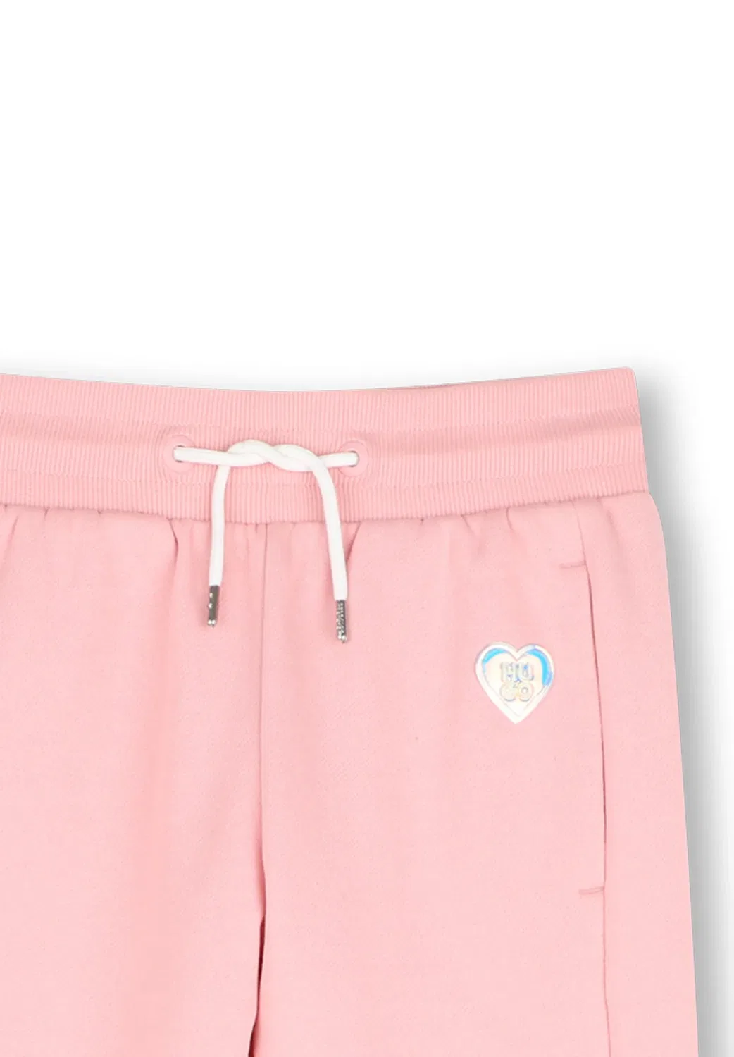 Спортивные штаны - штаны для спортивного костюма Hugo Kids, Pink Dolphin — фото 4
