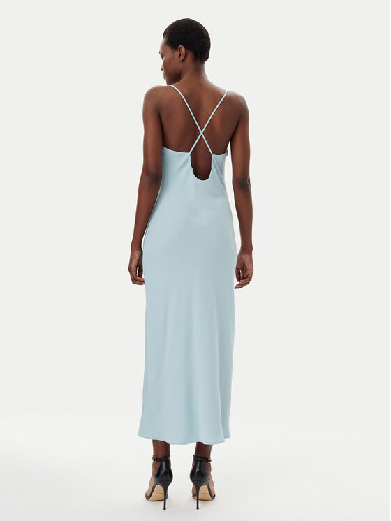 Летнее платье облегающего кроя LV044B053G Calvin Klein, голубой — фото 3