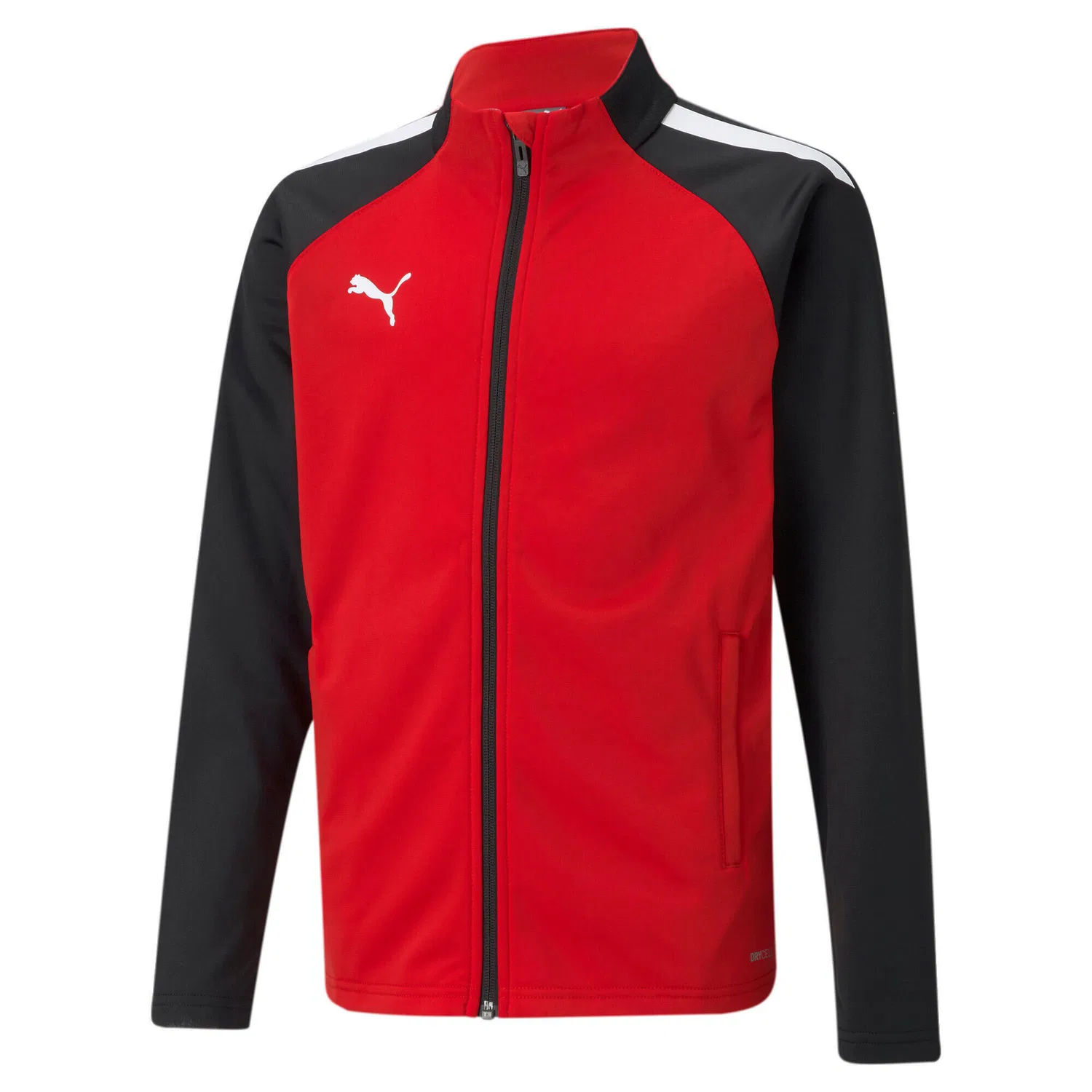 Детская тренировочная куртка teamLIGA Training Jacket Jr Puma, Rot Schwarz