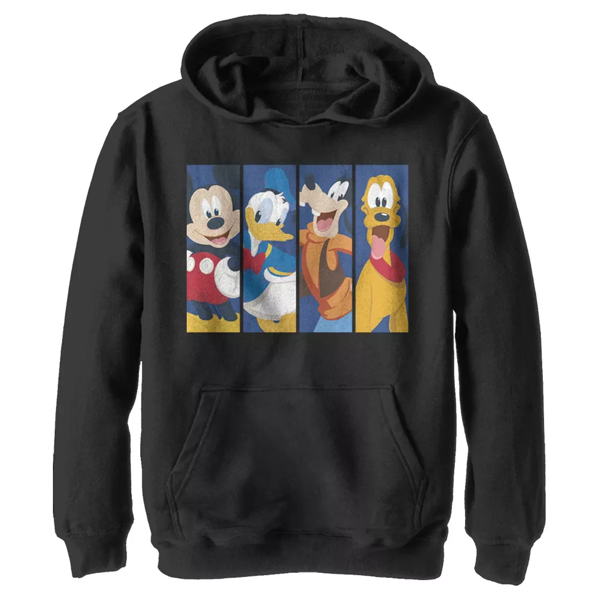 Детский худи с принтом Mickey Mouse Best Friend Panels Mickey Mouse & Friends, Black