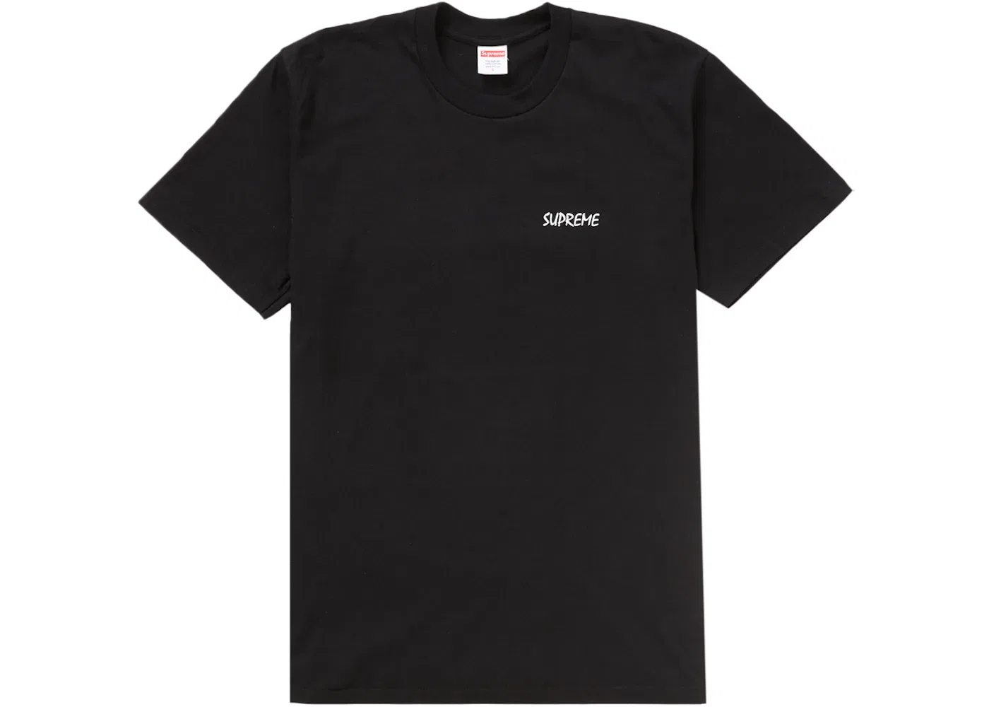 Мужская футболка с принтом Supreme Black Cat Tee (SS24), Black — фото 2