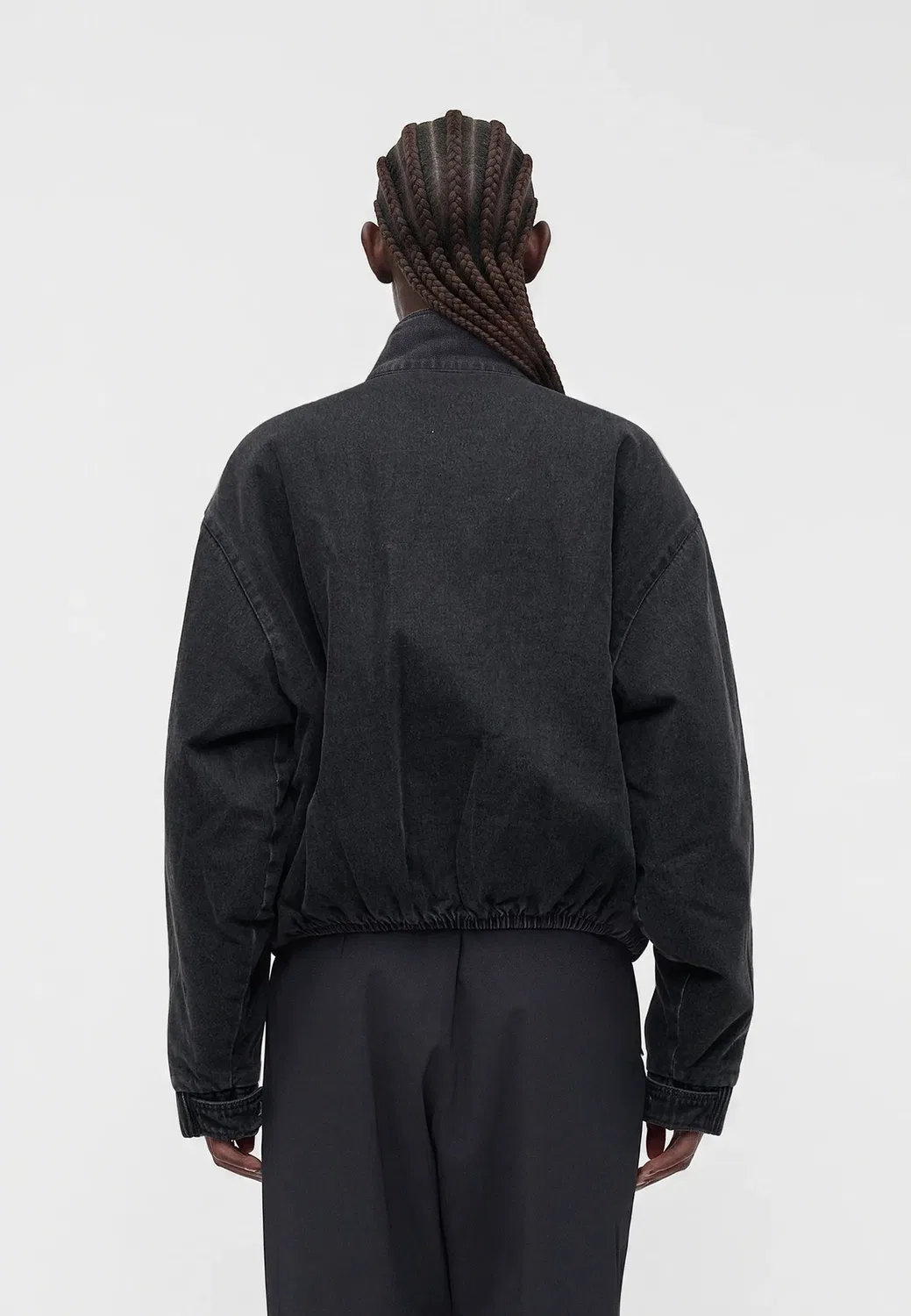 Firebird - джинсовая куртка Adidas Originals, Black Denim — фото 3