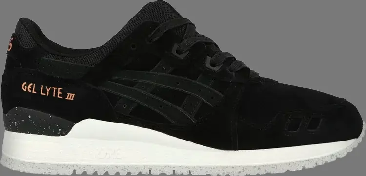 

Кроссовки gel lyte 3 rose gold 'black' Asics, черный