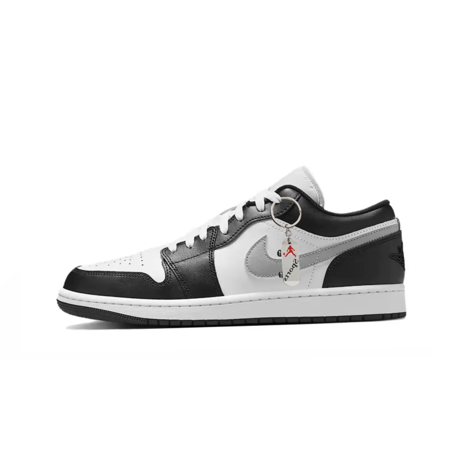 

Jordan Баскетбольные кроссовки Air 1 Mystic Gray с амортизацией, износостойкие, низкие, винтажные, черные, мужские