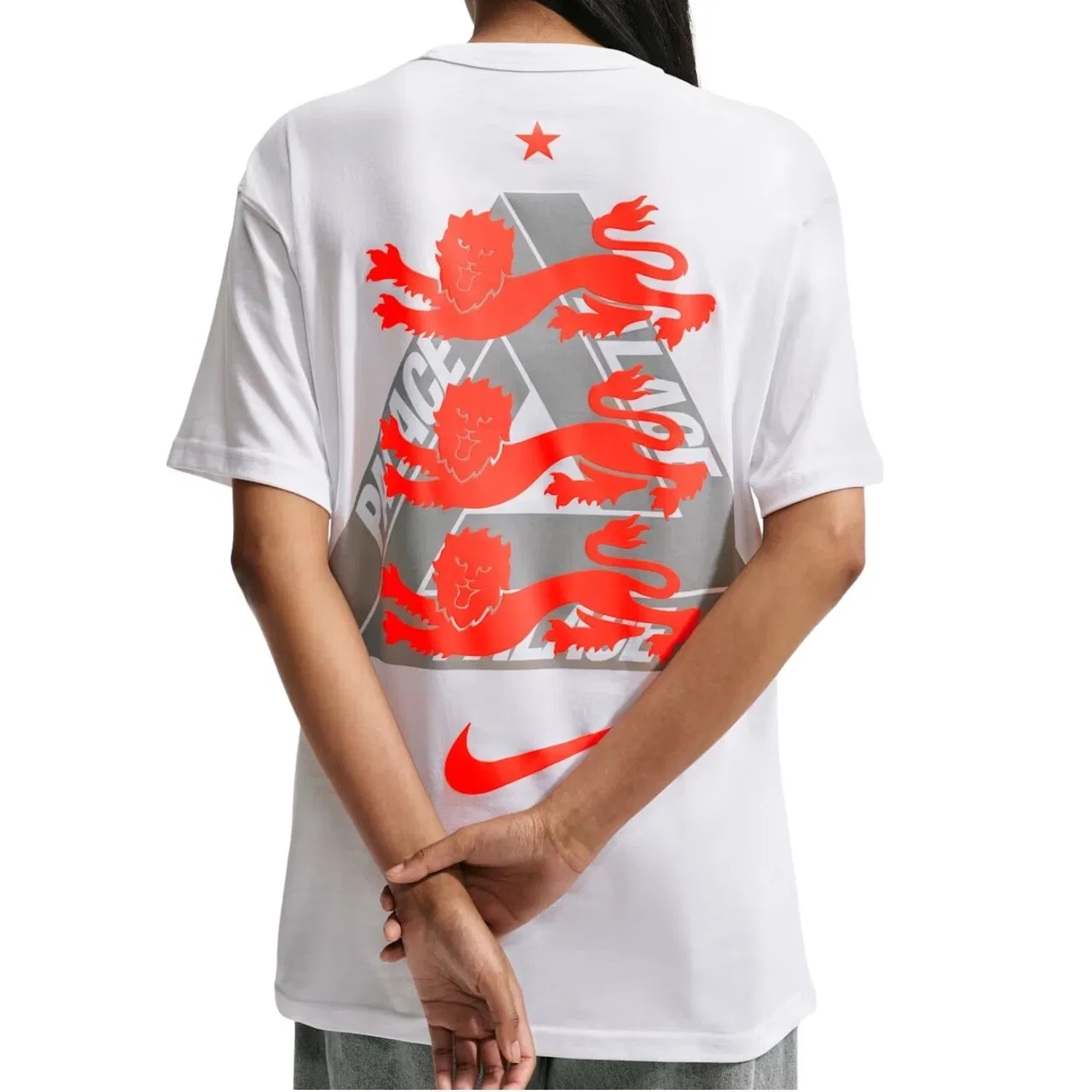 Мужская футболка с принтом Nike x England x Palace Cryoshot T-Shirt, белый — фото 3