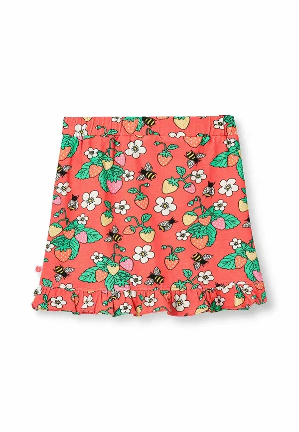 Юбка хлопковая A-line Skirt Smafolk, Pink Punch, розовый — фото 3