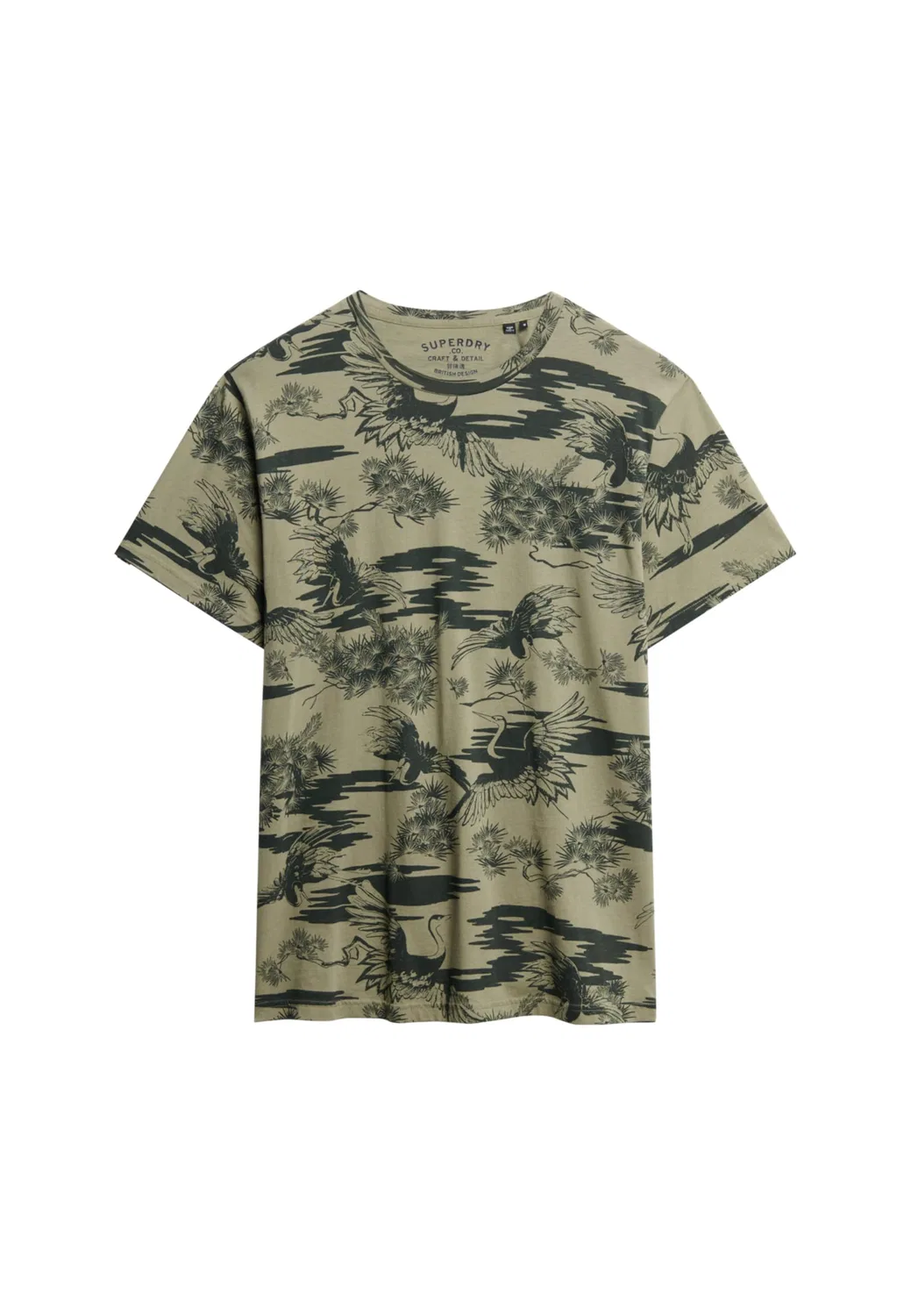 Мужская футболка с принтом Classic Superdry, 2-Green