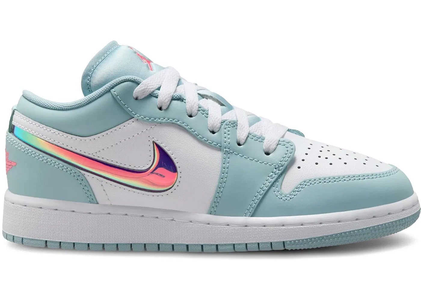 Детские кроссовки Lifestyle Jordan 1 Low SE Jordan Ocean Bliss/Atomic Pink/White