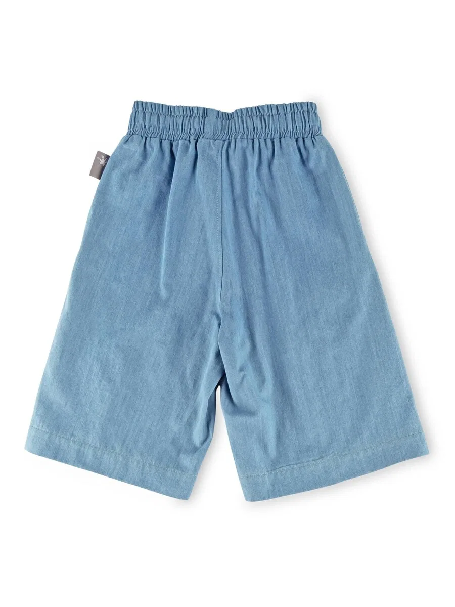Джинсы SIGIKID Regular Jeans 'Jeansbermuda Jeans Hose, kurz' светло-голубого цвета — фото 3