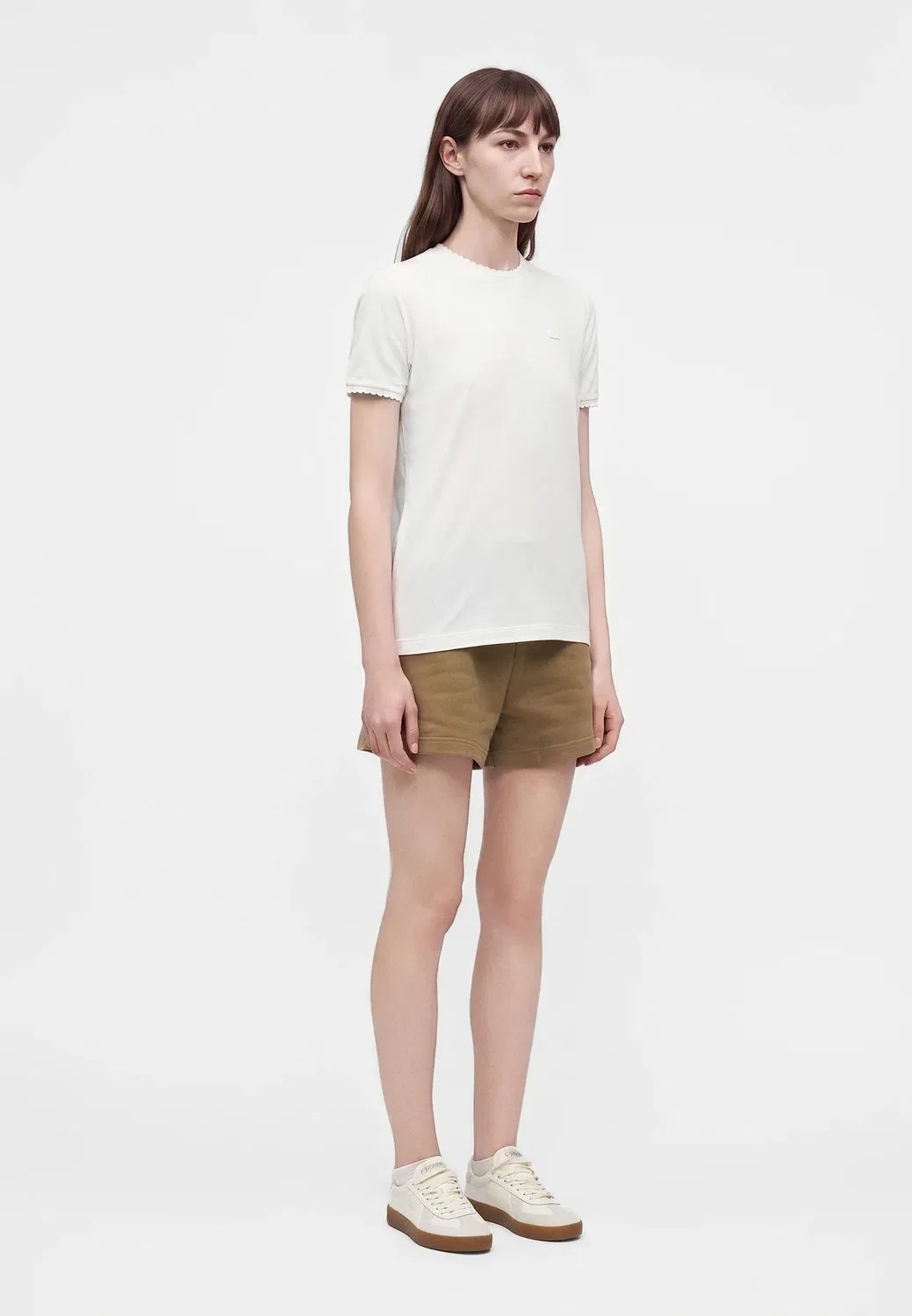 Простая футболка Lacoste, Flour — фото 4