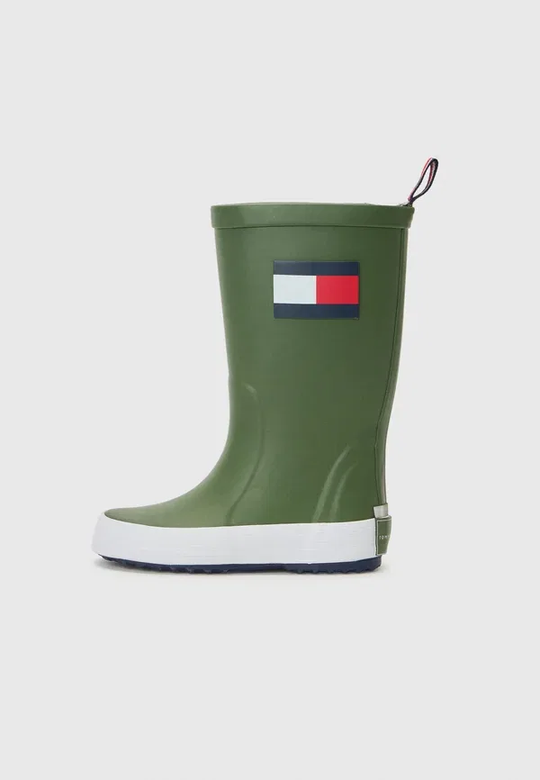 Сапоги водонепроницаемые Rudy Tommy Hilfiger, military green, зеленый