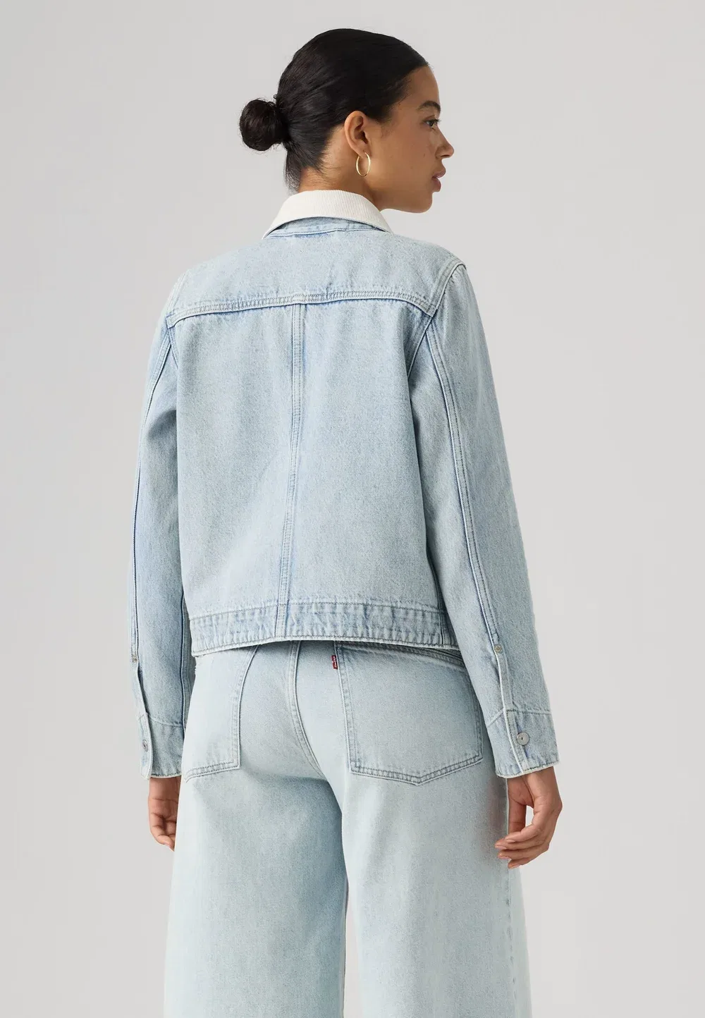 Джинсовая куртка водителя грузовика Levi'S, Abraided Art Stone — фото 3