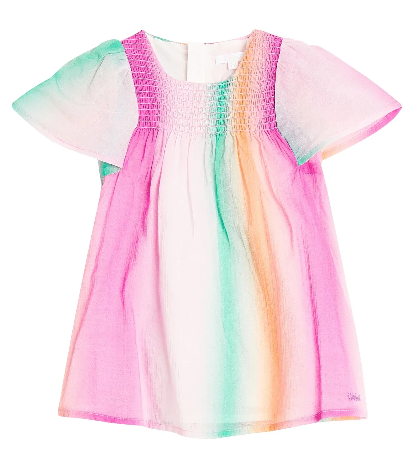 Платье хлопковое Chloé Kids, мультиколор