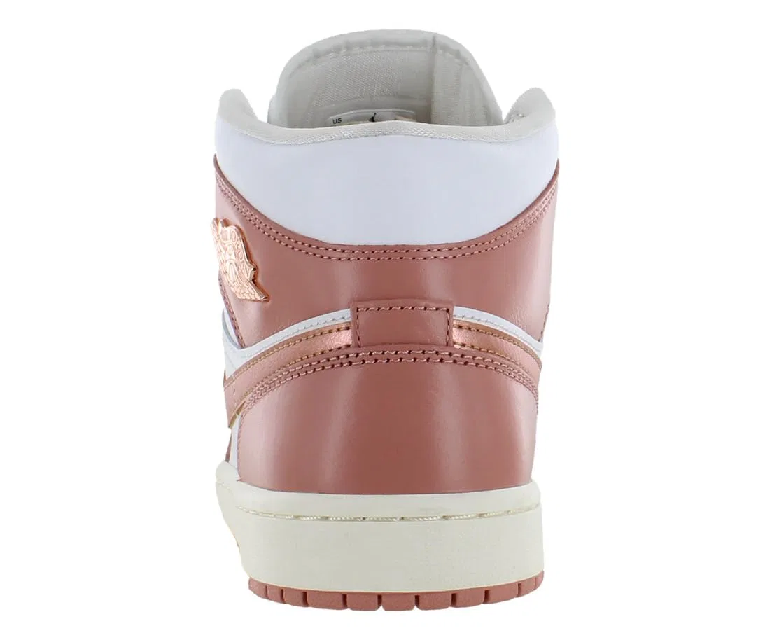 Мужская футболка хлопковая NIKE Club Tee NIKE, Red Star Powder Metallic Copper Pretty Pink — фото 3