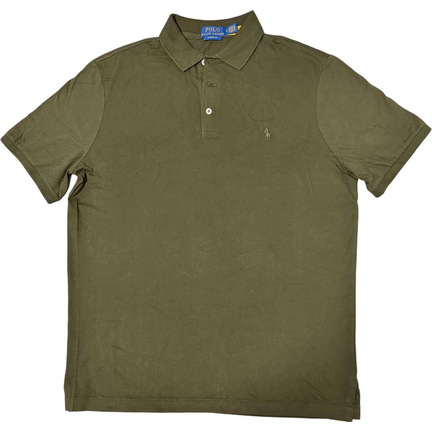 Мужская футболка поло с воротником Green Polo Ralph Lauren