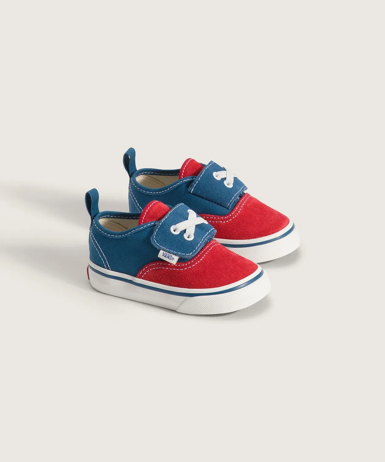 Детские кеды из канваса с принтом, модель Authentic Elastic V VANS, Red — фото 2