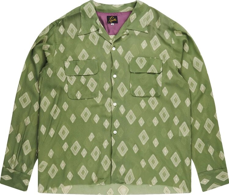 

Рубашка Needles C.O.B. Classic Shirt 'Green', зеленый