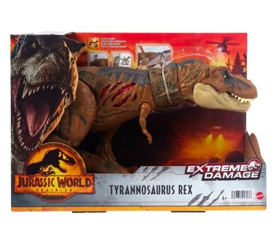 

Фигурка Тираннозавра Рекса Jurassic World Extreme Damage Mattel