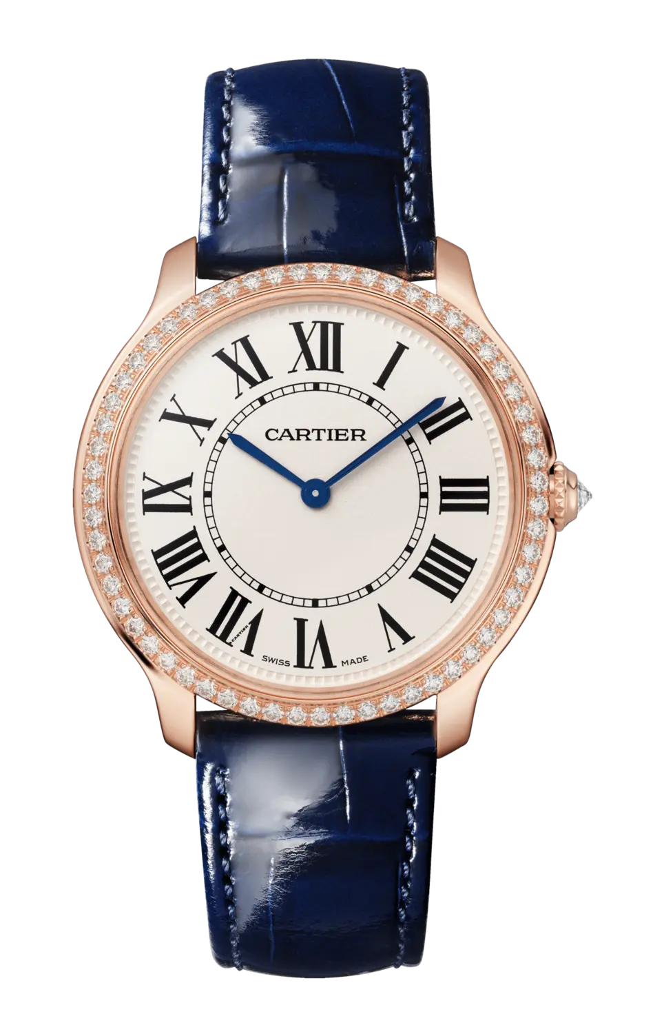 

Ronde louis cartier, 36 мм, розовое золото, бриллианты, кварц - wjrn0011 CARTIER