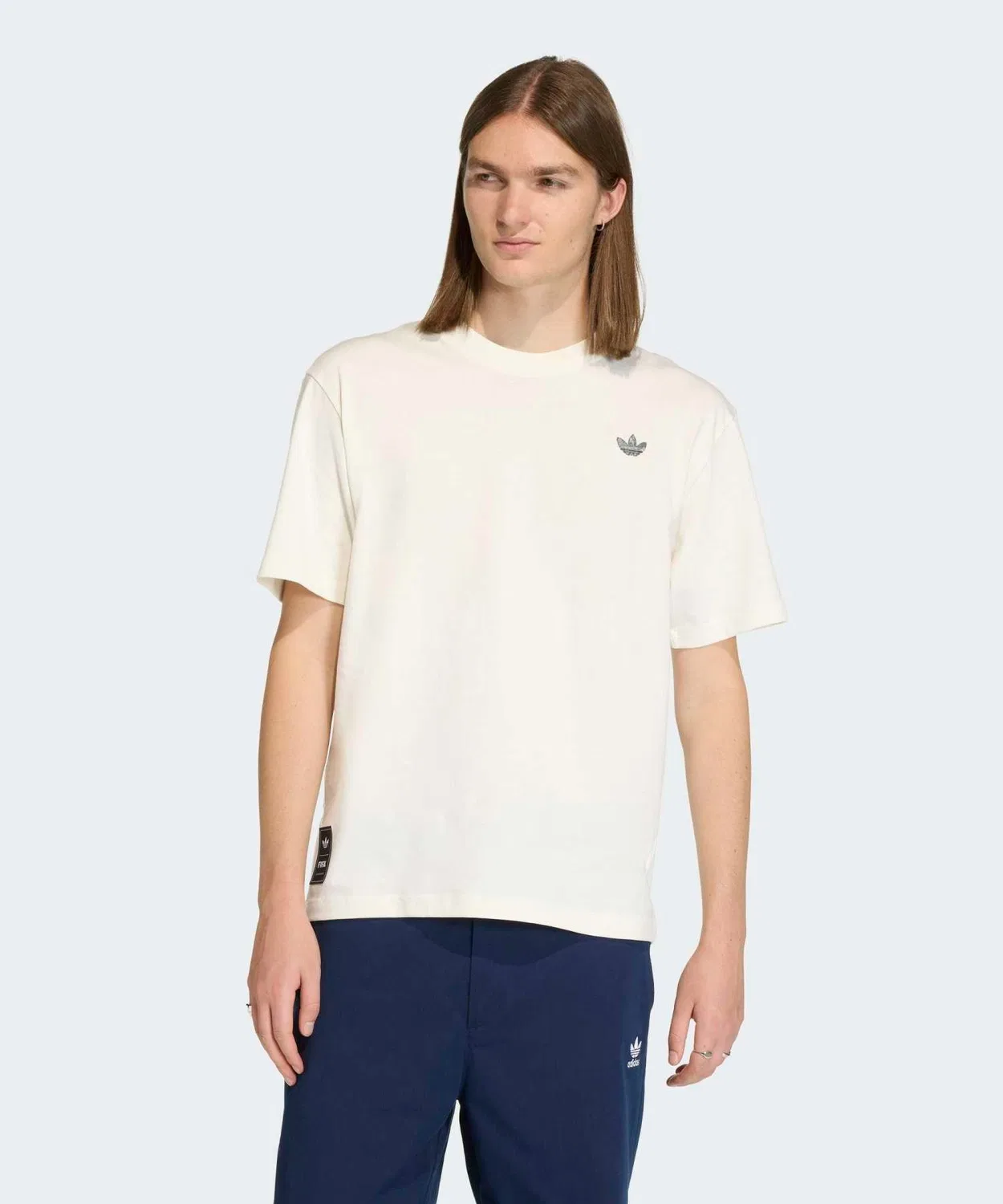 Мужская футболка с принтом Archive Country Flag Adidas, Белый — фото 4