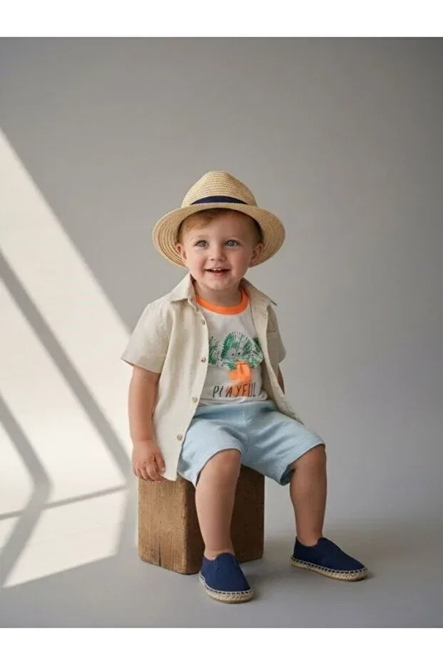 Детское для мальчиков футболка с принтом хлопковая Zekids, White — фото 3
