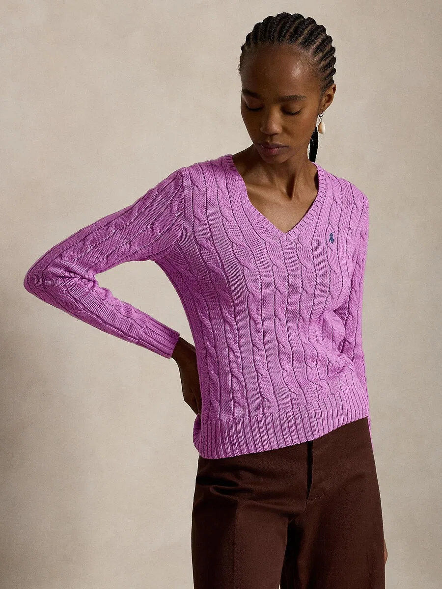 Свитер Polo Ralph Lauren цвета розы — фото 3